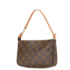 ルイ ヴィトン モノグラム ポシェット アクセソワール ショルダーバッグ M51980 ブラウン PVC レザー レディース LOUIS VUITTON 【中古】