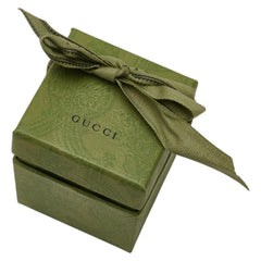 グッチ 植物 ネックボウ スカーフ グレー マルチカラー シルク レディース GUCCI 【中古】