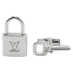 ルイ ヴィトン ブトンドゥ マンシェット カデナ&キー カフス M64600 シルバー SV925 シルバー レディース LOUIS VUITTON 【中古】