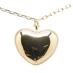 K18YG イエローゴールド ハート ネックレス レディース 【中古】