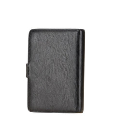 シャネル ココマーク アジェンダPM 手帳カバー ブラック レザー レディース CHANEL 【中古】