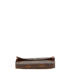 ルイ ヴィトン モノグラム ポルトフォイユ アナイス 三つ折り財布 M60402 ブラウン PVC レザー レディース LOUIS VUITTON 【中古】