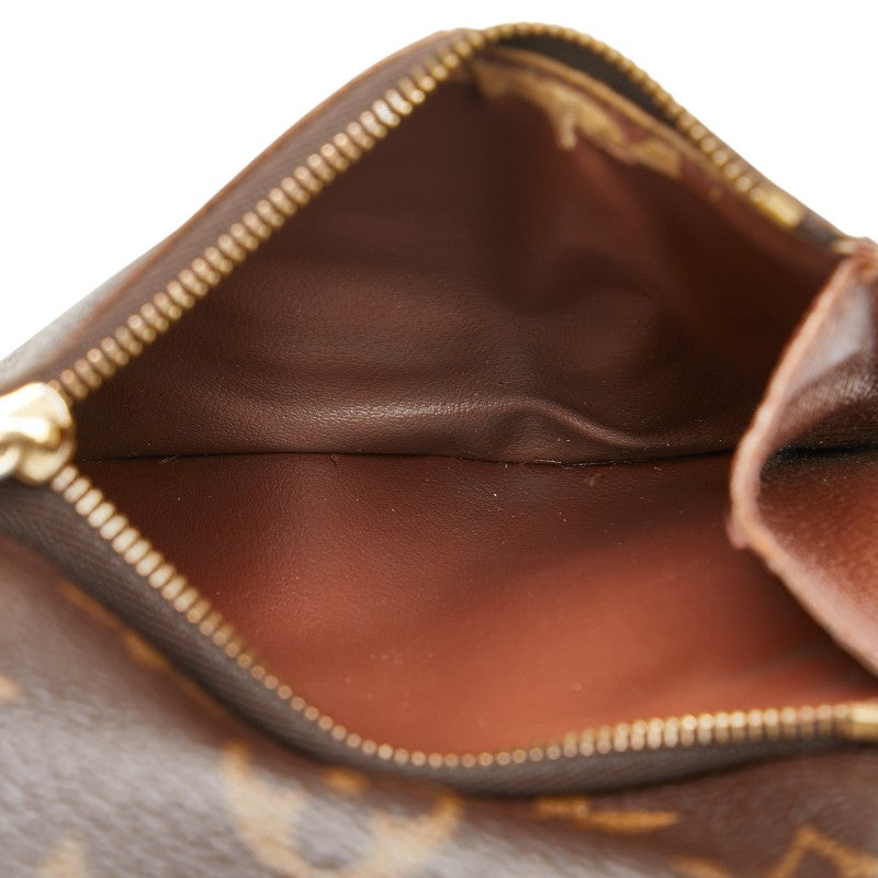 ルイ ヴィトン モノグラム ポルトフォイユ アナイス 三つ折り財布 M60402 ブラウン PVC レザー レディース LOUIS VUITTON 【中古】