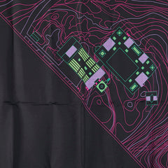 ルイ ヴィトン スカーフ ブラック マルチカラー シルク レディース LOUIS VUITTON 【中古】