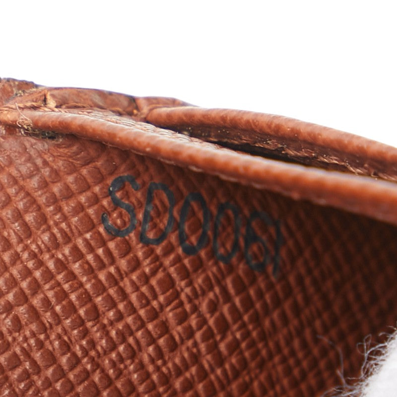 ルイ ヴィトン モノグラム ヴィエノワ 二つ折り財布 M61663 ブラウン PVC レザー レディース LOUIS VUITTON 【中古】