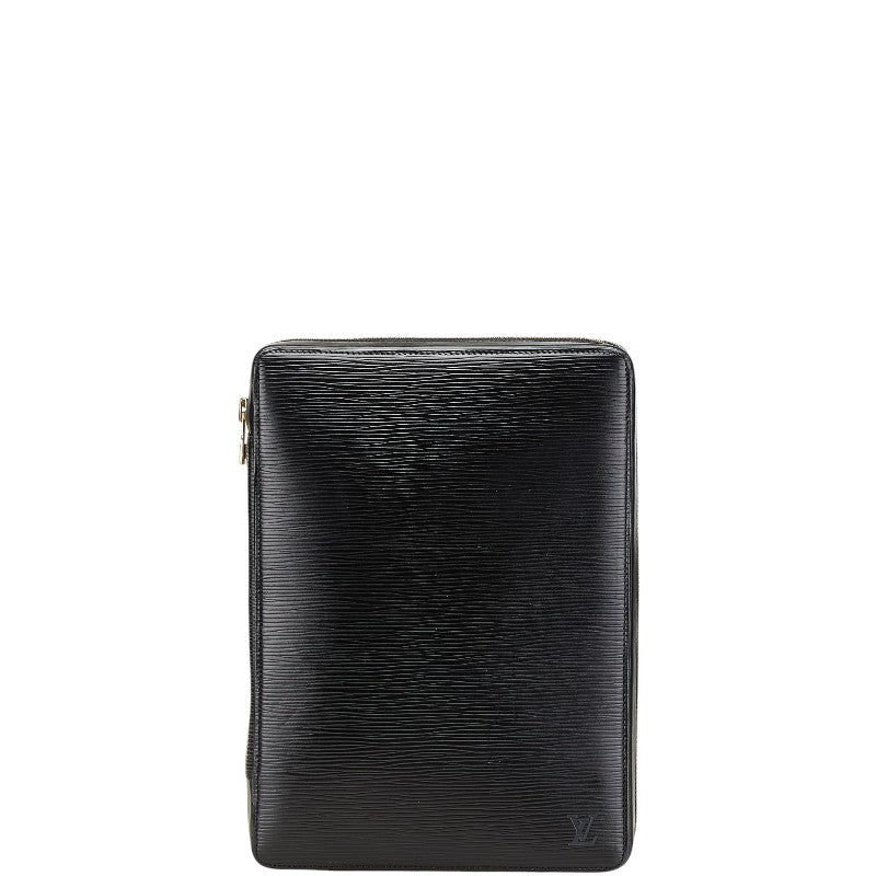 ルイ ヴィトン エピ アジェンダ ヴォヤージュ  手帳カバー R20032 ノワール ブラック レザー メンズ LOUIS VUITTON 【中古】