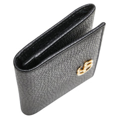 グッチ GGマーモント カードケース 名刺入れ 474748 ブラック レザー レディース GUCCI 【中古】