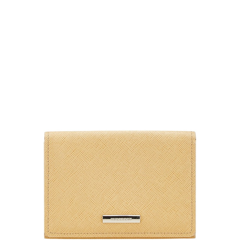 バーバリー ノバチェック カードケース パスケース ベージュ レザー レディース BURBERRY 【中古】