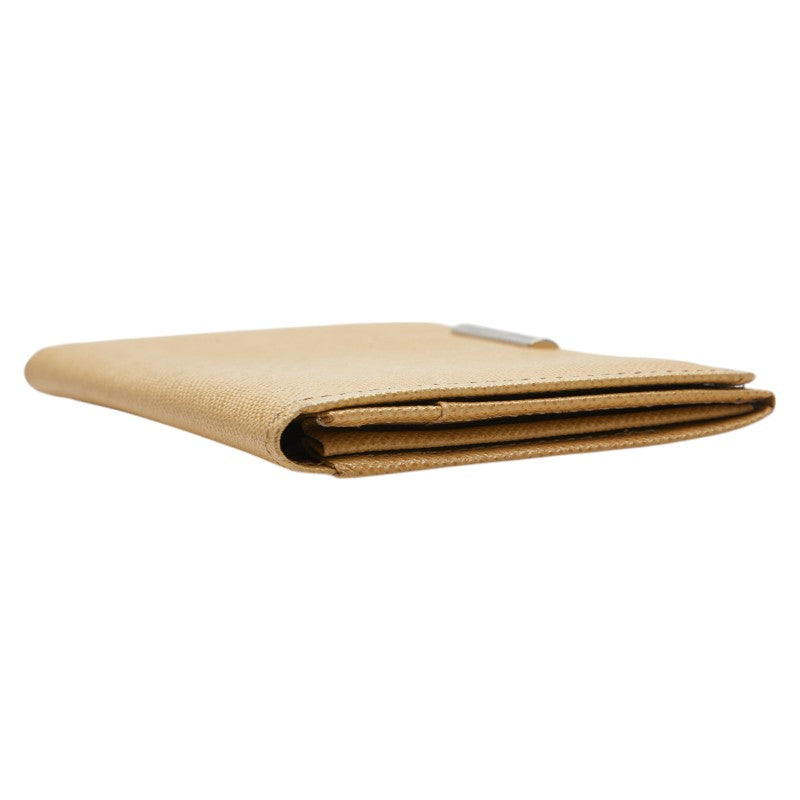 バーバリー ノバチェック カードケース パスケース ベージュ レザー レディース BURBERRY 【中古】