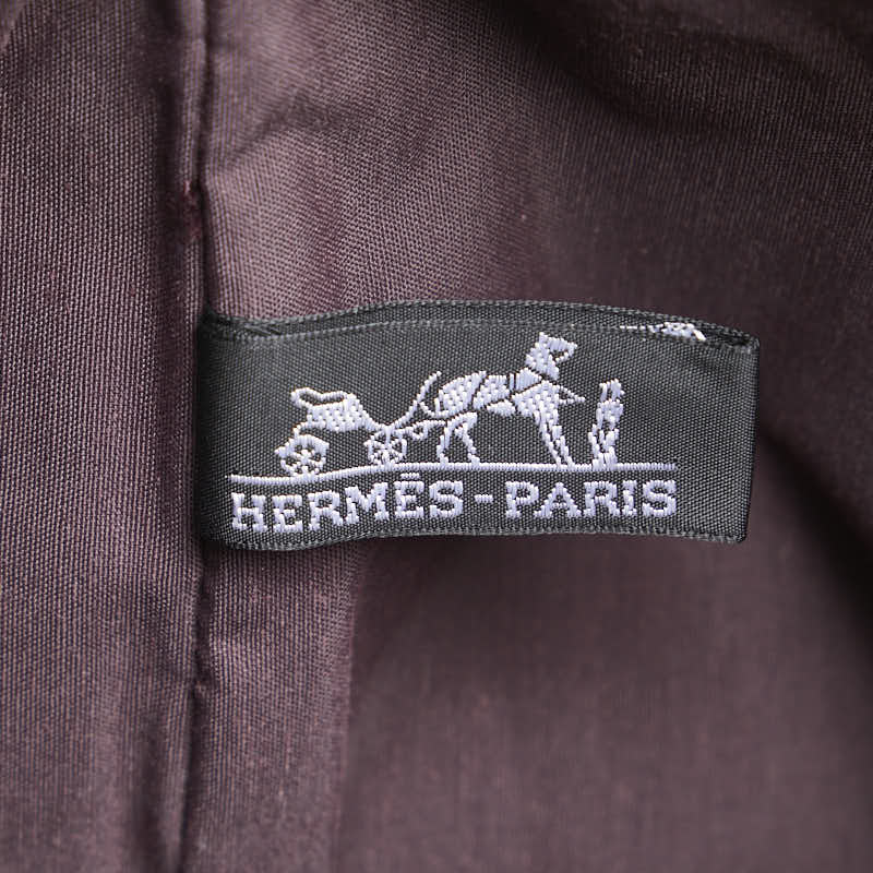 エルメス フールトゥ ポルトドギュマン ビジネスバッグ ハンドバッグ ワインレッド キャンバス メンズ HERMES 【中古】