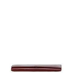 カルティエ ハッピーバースデー 長財布 ワインレッド エナメル レディース CARTIER 【中古】