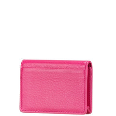 バレンシアガ カードケース パスケース 名刺入れ 499201 ピンク レザー レディース BALENCIAGA 【中古】