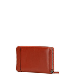 グッチ シマミストラル 長財布 ラウンドファスナー 307993 レッド レザー レディース GUCCI 【中古】