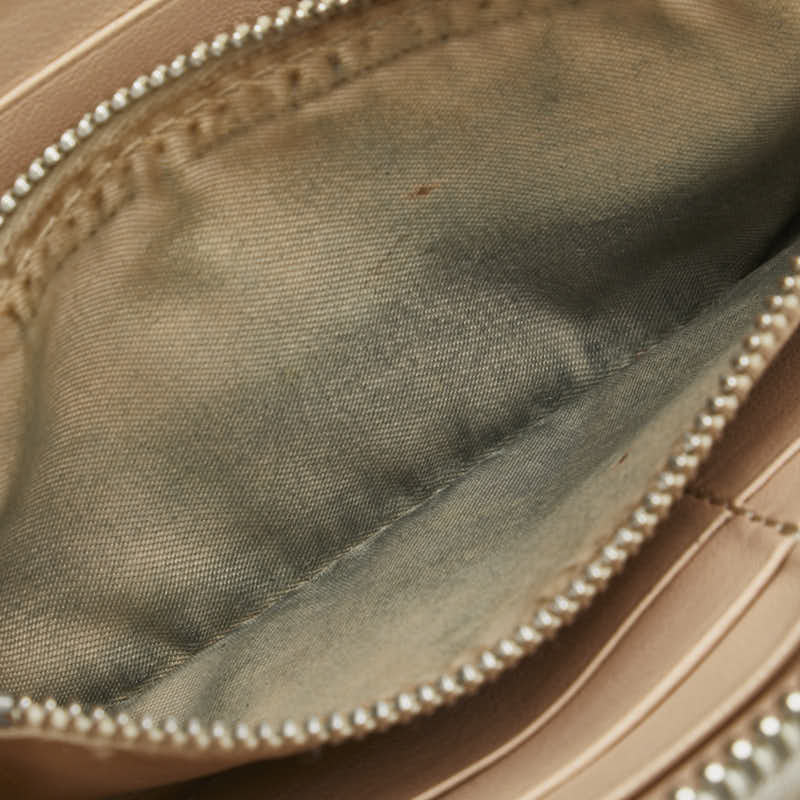 クロエ 長財布 ラウンドファスナー ベージュ レザー レディース Chloe 【中古】