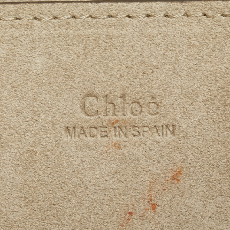 クロエ フェイ スモール 斜め掛け ショルダーバッグ レッド スウェード レザー レディース Chloe 【中古】