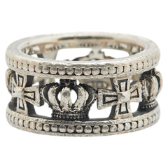 ジャスティンデイビス MEDIEVAL WEDDING BAND リング 指輪 SV925 シルバー レディース Justin Davis 【中古】