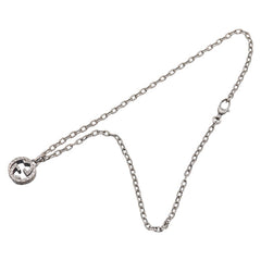 グッチ インターロッキングG ネックレス シルバー SV925 シルバー レディース GUCCI 【中古】