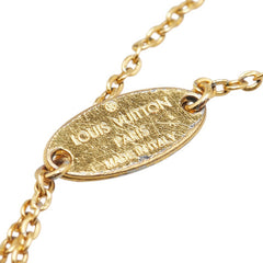 ルイ ヴィトン ナノグラム ブレスレット M63142 ゴールド シルバー メッキ レディース LOUIS VUITTON 【中古】