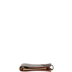 ルイ ヴィトン モノグラム アジェンダPM 手帳カバー R20005 ブラウン PVC レザー レディース LOUIS VUITTON 【中古】