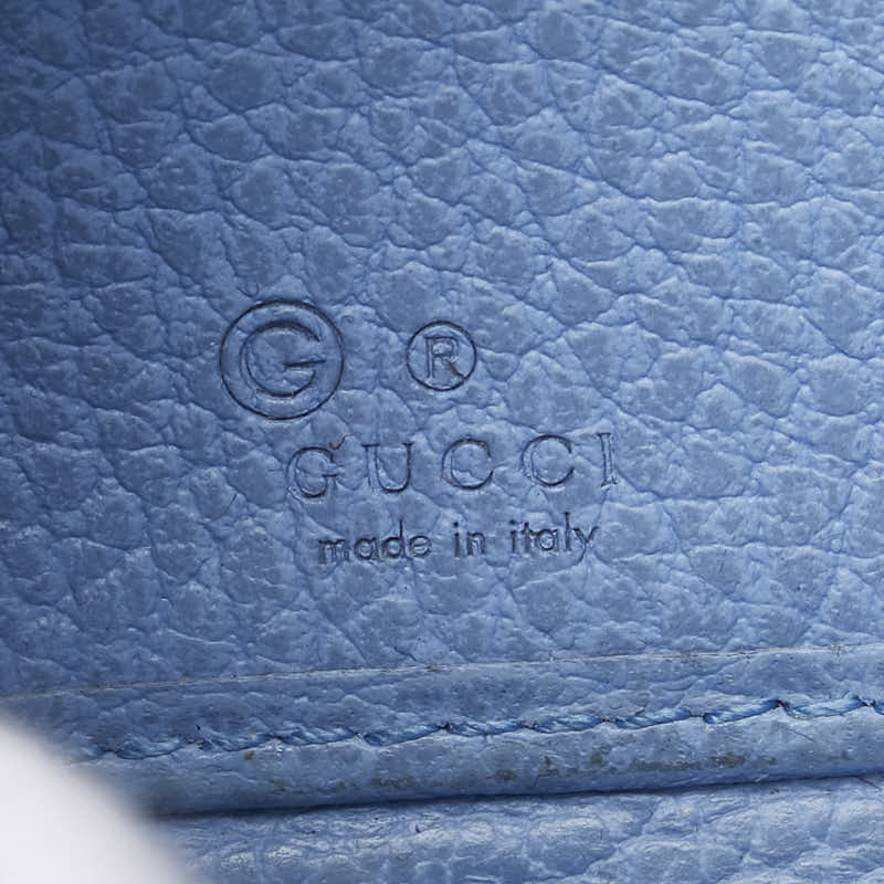 グッチ GGキャンバス ラウンドファスナー 長財布 363423 ベージュ ブルー レザー キャンバス レディース GUCCI 【中古】