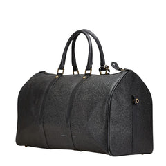 ヴェルサーチェ メデューサ ボストンバッグ ブラック レザー レディース VERSACE 【中古】