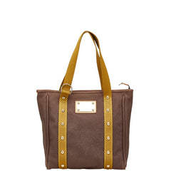 ルイ ヴィトン アンティグア カバMM トートバッグ M40086 ブラウン キャンバス レザー レディース LOUIS VUITTON 【中古】