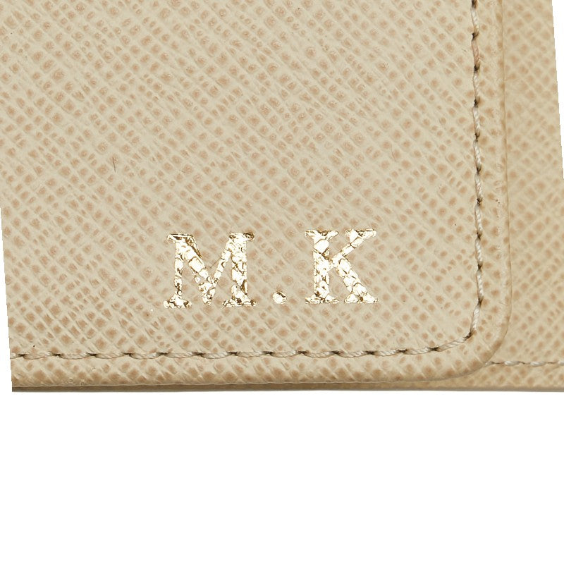 ルイ ヴィトン ダミエ アズール ポルトフォイユ ジョイ 三つ折り財布 N60030 ホワイト PVC レザー レディース LOUIS VUITTON 【中古】