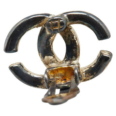 シャネル ココマーク イヤリング ホワイト メッキ レディース CHANEL 【中古】