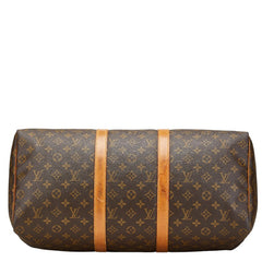 ルイ ヴィトン モノグラム キーポル50 ボストンバッグ M41426 ブラウン PVC レザー レディース LOUIS VUITTON 【中古】