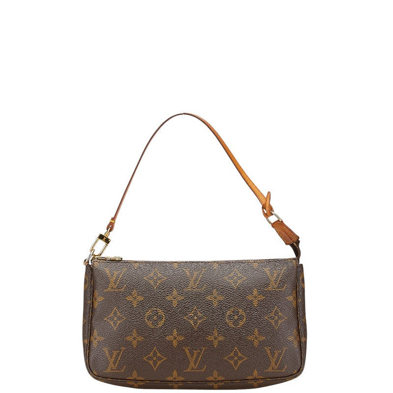 ルイ ヴィトン モノグラム ポシェット アクセソワール ポーチ 小物入れ M51980 ブラウン PVC レザー レディース LOUIS VUITTON 【中古】