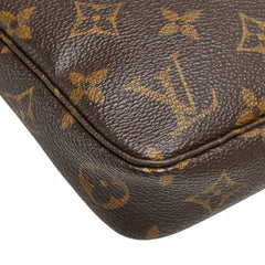 ルイ ヴィトン モノグラム ポシェット アクセソワール ポーチ 小物入れ M51980 ブラウン PVC レザー レディース LOUIS VUITTON 【中古】