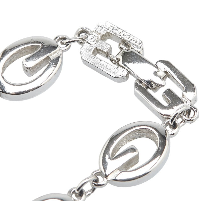 ジバンシー G ロゴ ネックレス シルバー メタル レディース Givenchy 【中古】