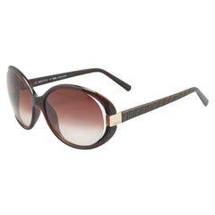 フェンディ ズッカ サングラス FS5109K ブラウン プラスチック レディース FENDI 【中古】