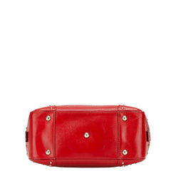 グッチ GGエンボス ハンドバッグ ショルダーバッグ 2WAY 斜め掛け 354224 レッド レザー レディース GUCCI 【中古】