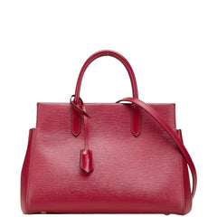 ルイ ヴィトン エピ マルリーMM ハンドバッグ ショルダーバッグ 2WAY M94612 フューシャ パープル レザー レディース LOUIS VUITTON 【中古】