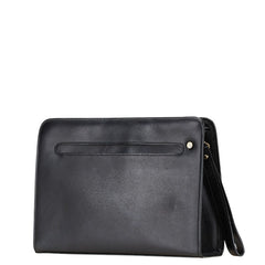 サンローラン YSLモノグラム クラッチバッグ ブラック レザー レディース SAINT LAURENT 【中古】