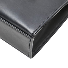 サンローラン YSLモノグラム クラッチバッグ ブラック レザー レディース SAINT LAURENT 【中古】