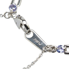 Pt850 プラチナ Pt950 プラチナ タンザナイト1.01ct ブレスレット レディース 【中古】