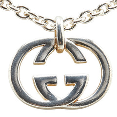 グッチ インターロッキングG ネックレス SV925 シルバー レディース GUCCI 【中古】