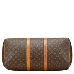 ルイ ヴィトン モノグラム キーポル50 ボストンバッグ M41426 ブラウン PVC レザー レディース LOUIS VUITTON 【中古】