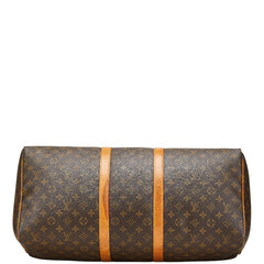 ルイ ヴィトン モノグラム キーポル55 ボストンバッグ M41424 ブラウン PVC レザー レディース LOUIS VUITTON 【中古】