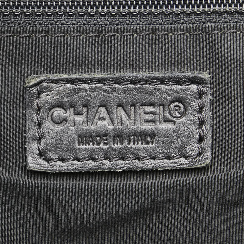シャネル ワイルドステッチ ココマーク ハンドバッグ ブラック レザー レディース CHANEL 【中古】