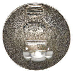 シャネル ココマーク ラウンド イヤリング シルバー メタル レディース CHANEL 【中古】