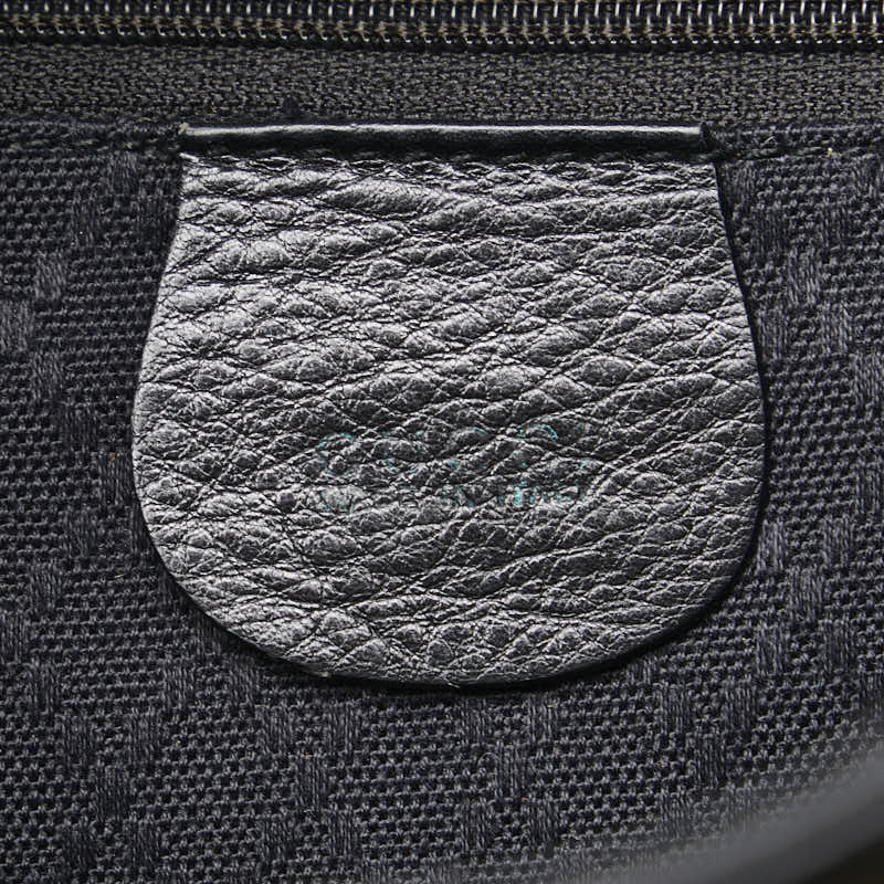 グッチ バンブー リュック バックパック 003 2058 0016 ブラック レザー レディース GUCCI 【中古】
