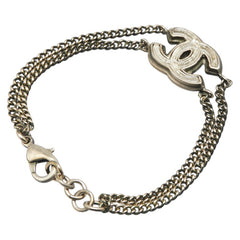 シャネル ココマーク ブレスレット シルバー メタル レディース CHANEL 【中古】