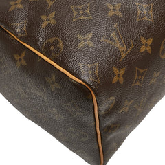 ルイ ヴィトン モノグラム スピーディ25 ミニボストンバッグ ハンドバッグ M41528 ブラウン PVC レザー レディース LOUIS VUITTON 【中古】