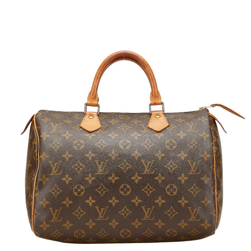 ルイ ヴィトン モノグラム スピーディ30 ハンドバッグ ミニボストンバッグ M41526 ブラウン PVC レザー レディース LOUIS VUITTON 【中古】