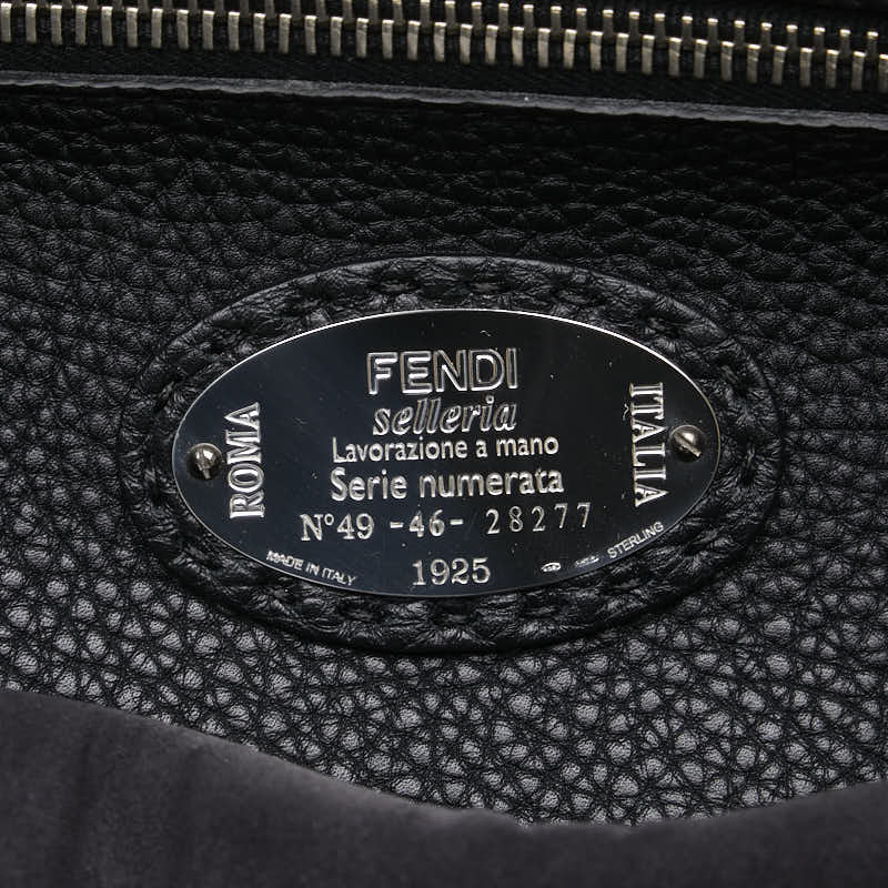 フェンディ ピーカブー ハンドバッグ ショルダーバッグ 2WAY ブラック レザー レディース FENDI 【中古】