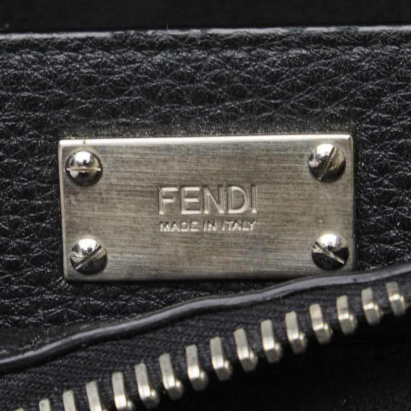 フェンディ ピーカブー ハンドバッグ ショルダーバッグ 2WAY ブラック レザー レディース FENDI 【中古】