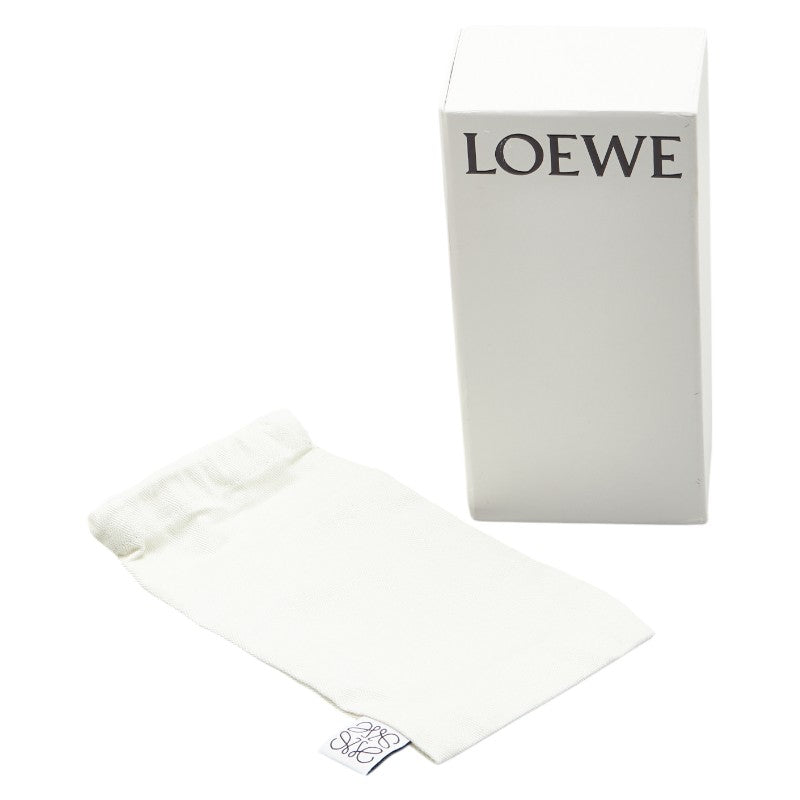 ロエベ アナグラム スモールスラップ ブレスレット タン ブラウン レザー レディース LOEWE 【中古】